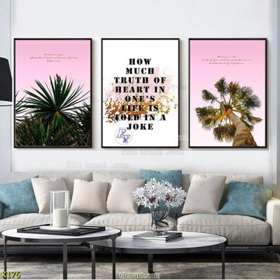 File in ấn File tranh treo hiện đại K176 (bản gốc) chất lượng cao