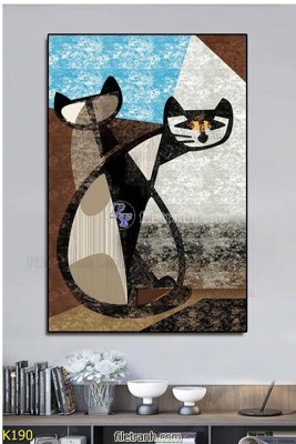 File gốc File tranh treo hiện đại K190 (in 3D) cho trang trí