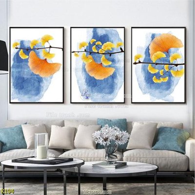 Download file gốc File tranh treo hiện đại K194 (in mica) trong suốt