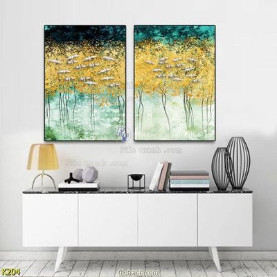 Tải file File tranh treo hiện đại K204 (PSD) cho in tranh 3D