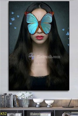 File tranh File tranh treo hiện đại K52 (gốc) in trên kính