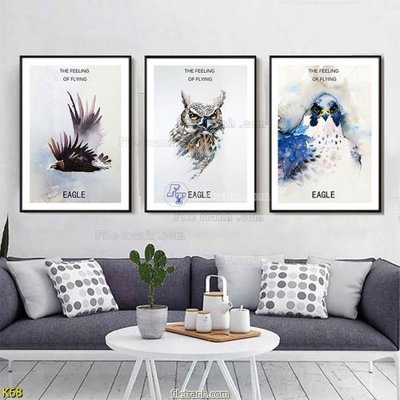 File gốc File tranh treo hiện đại K68 (in mica) làm quà tặng