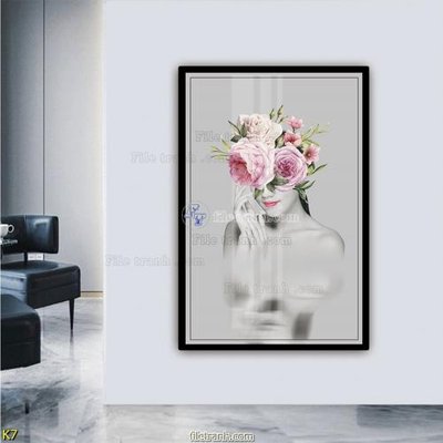 File gốc File tranh treo hiện đại K7 (chuẩn màu) cho in offset