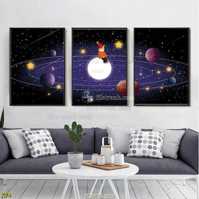 File tranh File tranh treo hiện đại K74 (bản gốc) treo tường