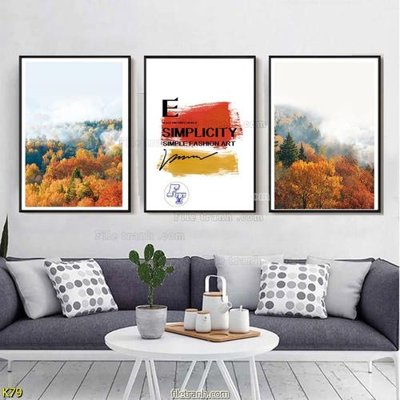 File ảnh File tranh treo hiện đại K79 (gốc) in standee