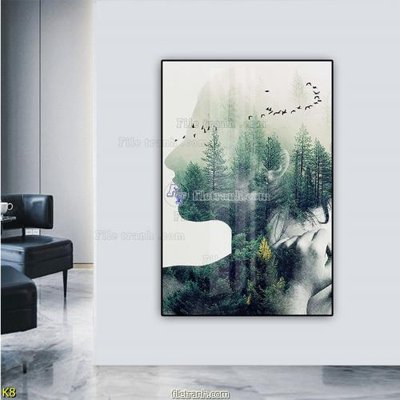 File gốc File tranh treo hiện đại K8 (cho in ấn) từ Filetranh.com