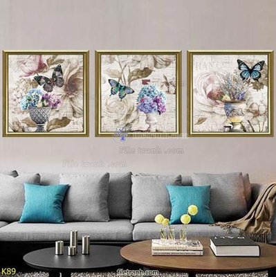 File tranh File tranh treo hiện đại K89 (file gốc) chủ đề phong thủy