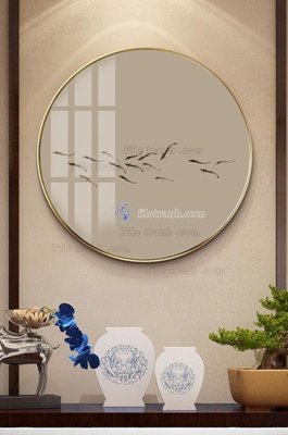 File gốc File tranh hiện đại pha lê gương KF100006 (chuẩn màu) cho in offset