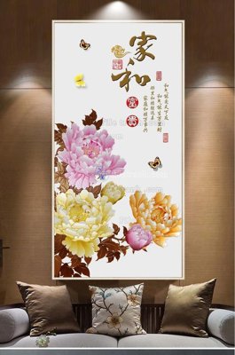 File tranh File tranh hiện đại pha lê gương KF100018 (bản gốc) treo quán cafe