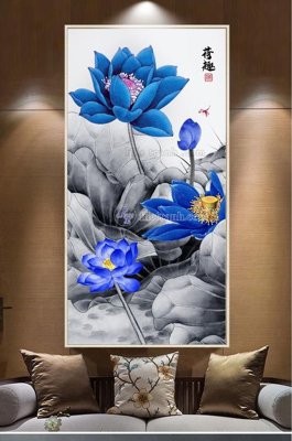 File gốc File tranh hiện đại pha lê gương KF100054 (cho in UV) siêu nét