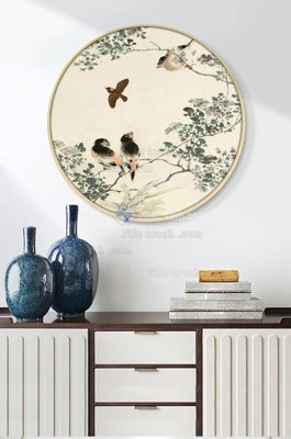 File in trần File tranh hiện đại pha lê gương KF100102 (bản gốc) hoa văn