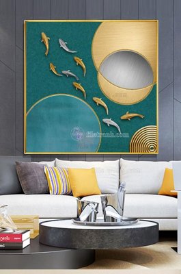 Tải file File tranh hiện đại pha lê gương KF100125 (ảnh gốc) in gạch 3D