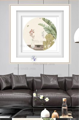 File tranh PSD File tranh hiện đại pha lê gương KF100224 chất lượng cao