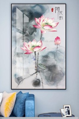 File tranh File tranh hiện đại pha lê gương KF100261 (ảnh gốc) in trần xuyên sáng