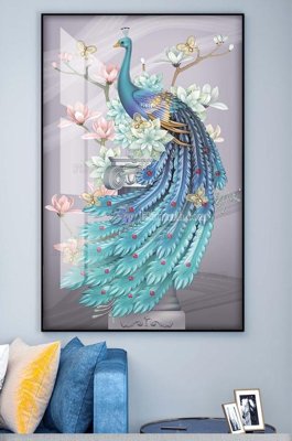 File tranh in mica File tranh hiện đại pha lê gương KF100266 (độ phân giải cao)