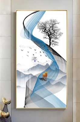 File tranh File tranh hiện đại pha lê gương KF100327 (ảnh gốc) cho in ấn kỹ thuật số