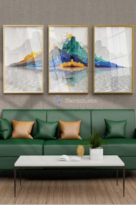 File tranh gốc File tranh hiện đại pha lê gương KF100367 (sắc nét từng chi tiết)