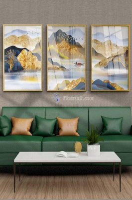 File gốc File tranh hiện đại pha lê gương KF100370 (ảnh chi tiết) để in ấn