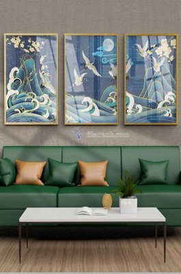 File gốc File tranh hiện đại pha lê gương KF100373 (PNG) trong suốt (transparent)