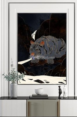 Download file tranh File tranh hiện đại pha lê gương KF100408 (file gốc PSD)