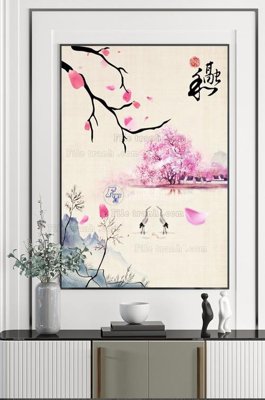 File gốc File tranh hiện đại pha lê gương KF100446 (cho in ấn) độc quyền