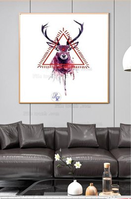 Chi tiết file ảnh File tranh hiện đại pha lê gương KF100447 sắc nét