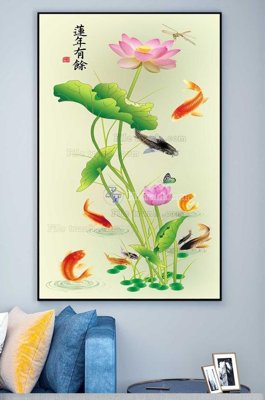 File ảnh File tranh hiện đại pha lê gương KF100455 (gốc) in Hiflex