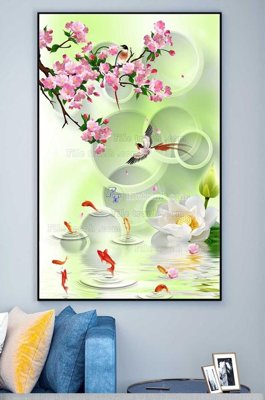 File ảnh File tranh hiện đại pha lê gương KF100456 (gốc) in Hiflex