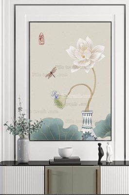 File tranh File tranh hiện đại pha lê gương KF100486 (gốc) chủ đề động vật