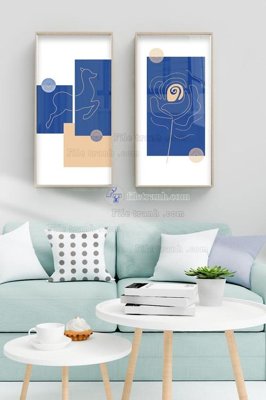 Tải file gốc File tranh hiện đại pha lê gương KF100489 (bản PSD) còn layer