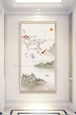 File tranh File tranh hiện đại pha lê gương KF100508 (ảnh gốc) sắc nét hoàn hảo