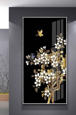 File gốc File tranh hiện đại pha lê gương KF100512 (PNG) không nền chất lượng