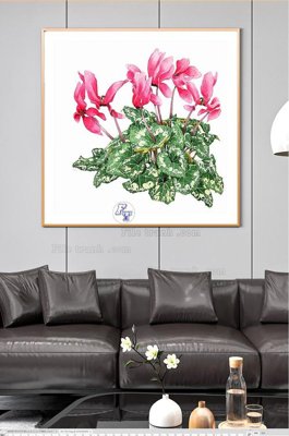 File in mica File tranh hiện đại pha lê gương KF100535 (bản gốc) sắc sảo