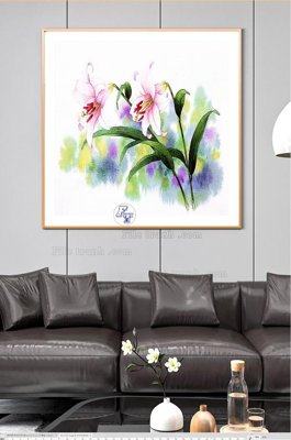 File tranh File tranh hiện đại pha lê gương KF100536 (gốc) chủ đề thành phố