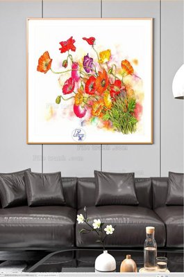 Tải file gốc File tranh hiện đại pha lê gương KF100539 (bản PSD) đầy đủ layer