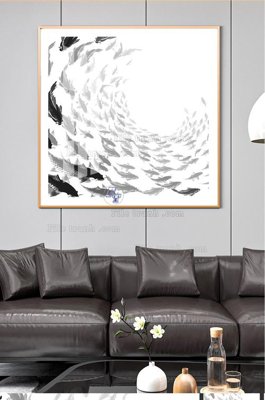 File tranh PSD File tranh hiện đại pha lê gương KF100575 chất lượng cao