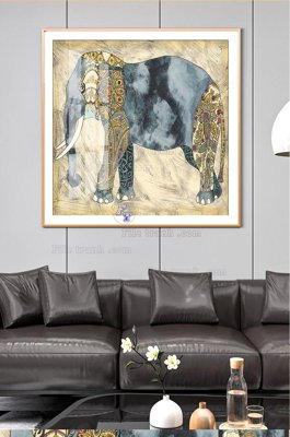 File PSD File tranh hiện đại pha lê gương KF100593 (nguyên bản) cho thiết kế