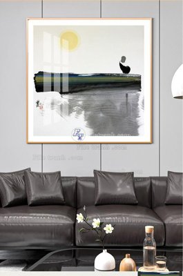 File in trần File tranh hiện đại pha lê gương KF100608 (file gốc) hoa văn 3D