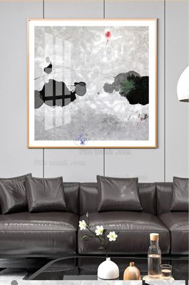 File tranh in tráng gương File tranh hiện đại pha lê gương KF100610 (siêu nét)