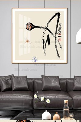 File gốc File tranh hiện đại pha lê gương KF100615 (phong cách) tối giản