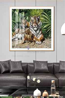 File gốc File tranh hiện đại pha lê gương KF100626 (chuẩn màu) cho in offset