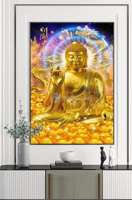 File PSD File tranh hiện đại pha lê gương KF100635 (chất lượng in ấn)