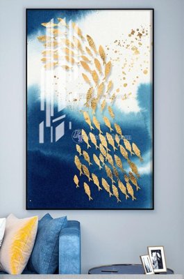 File gốc in ấn File tranh hiện đại pha lê gương KF100637 độ phân giải cao