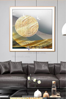 File gốc File tranh hiện đại pha lê gương KF100638 (trang trí) phòng ngủ