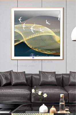 Tệp tin gốc File tranh hiện đại pha lê gương KF100639 (dùng cho in) File tranh hiện đại pha lê gương KF100639