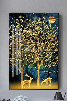 Mua file gốc File tranh hiện đại pha lê gương KF100670 (in ấn) tại Filetranh.com