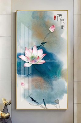 File in mica File tranh hiện đại pha lê gương KF100672 (bản gốc) sắc sảo