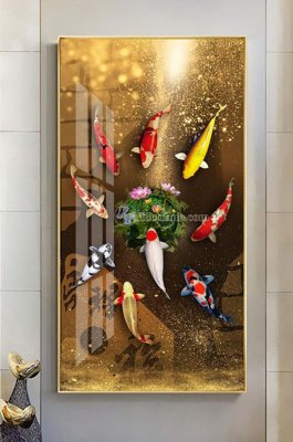 File gốc File tranh hiện đại pha lê gương KF100675 (trang trí) phòng ngủ