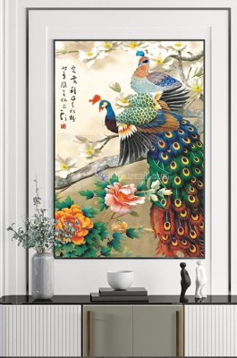 File gốc File tranh hiện đại pha lê gương KF100692 (phong cách) tối giản