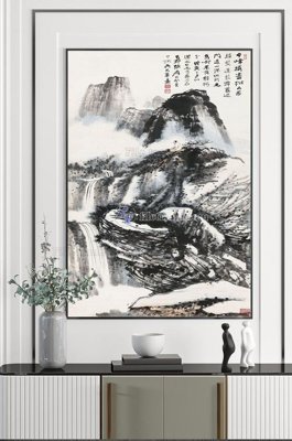 File PSD File tranh hiện đại pha lê gương KF100716 (chất lượng in ấn)